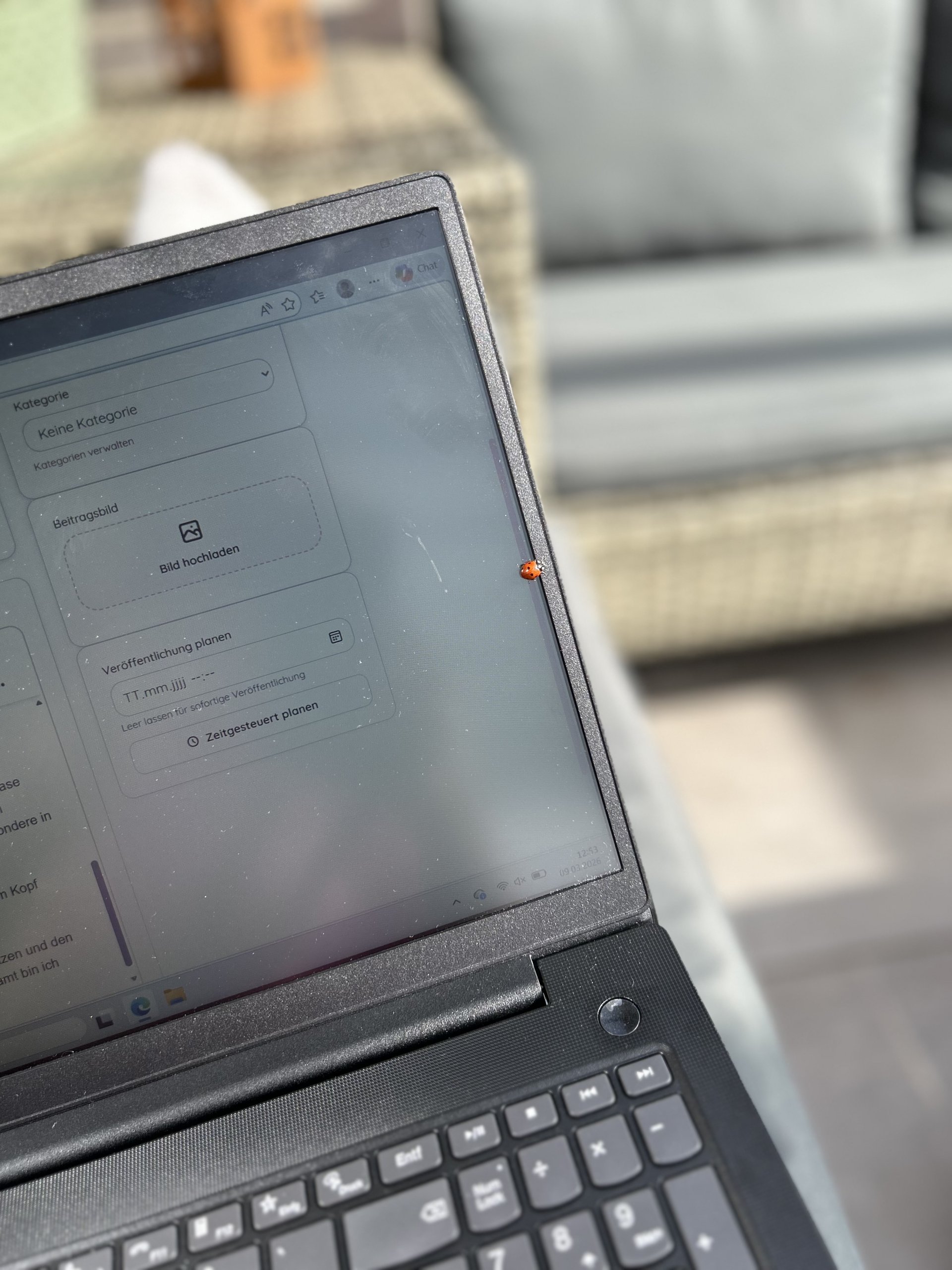 Wann machst du das denn noch?